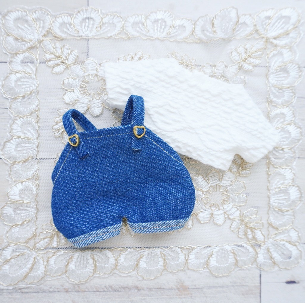 nui#58 denim overall set