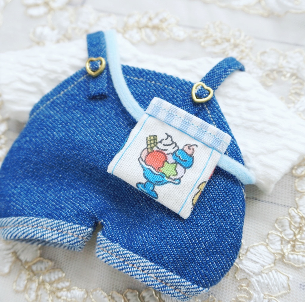 nui#58 denim overall set