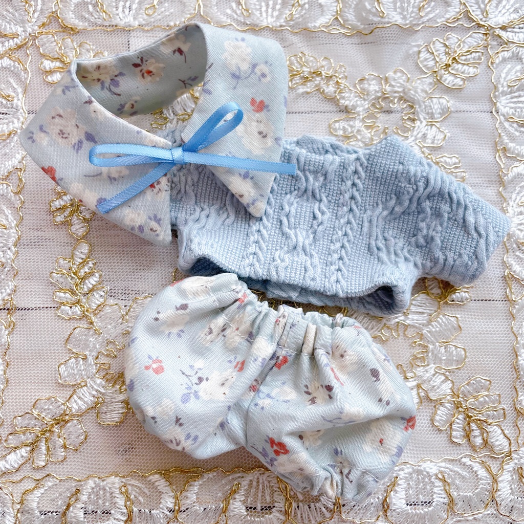 nui#62 antiqueflower collar set