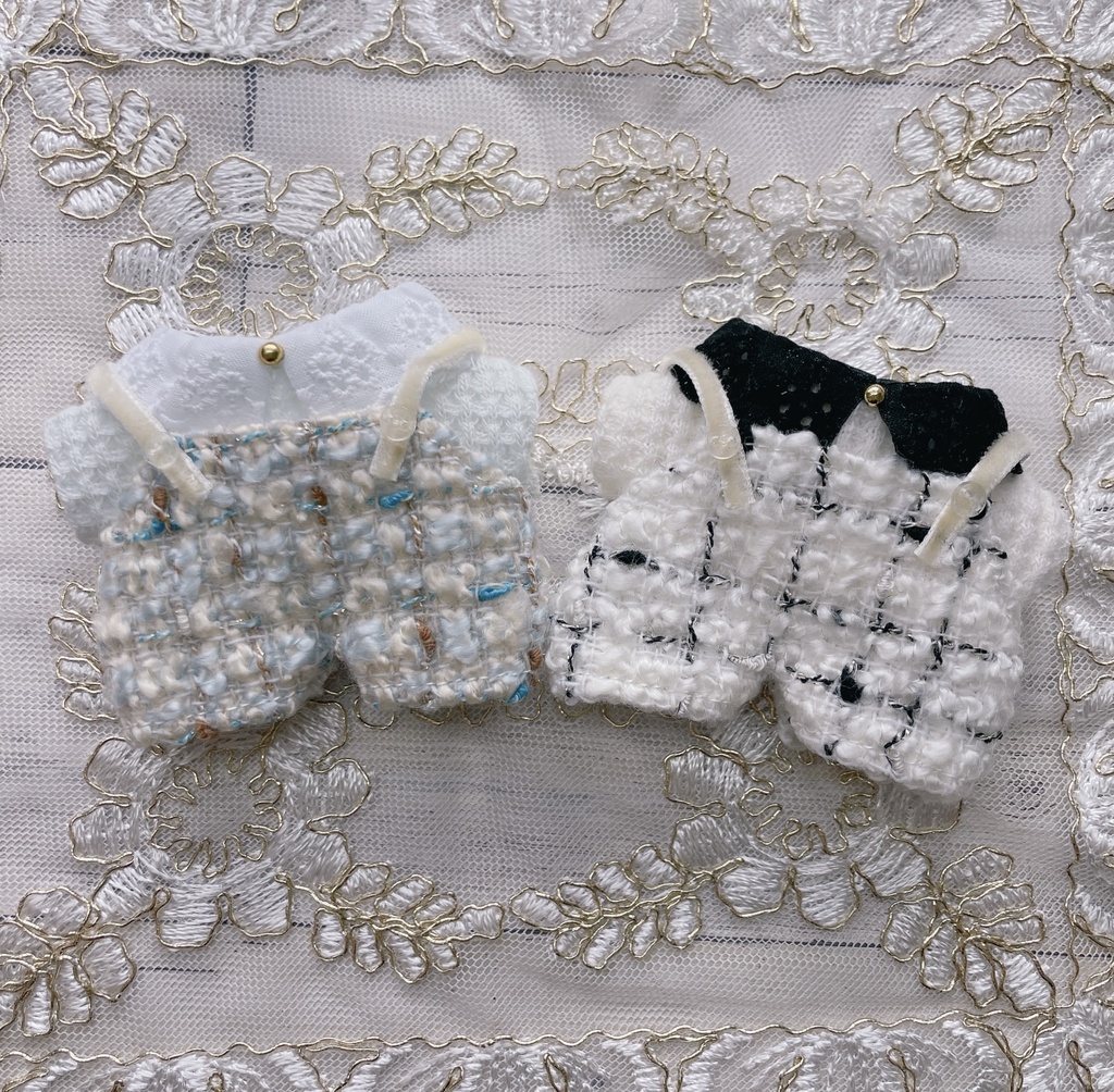 nui#64 tweed overall set