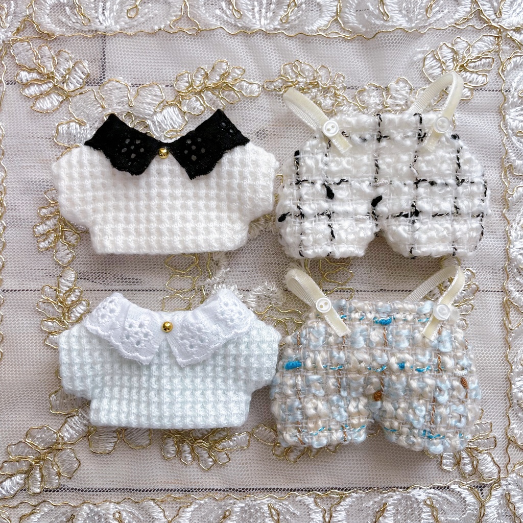 nui#64 tweed overall set