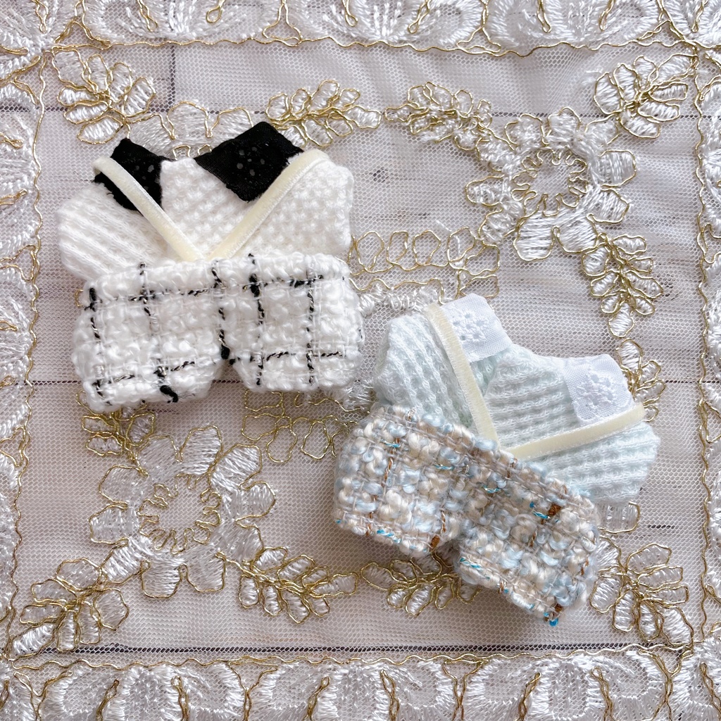 nui#64 tweed overall set