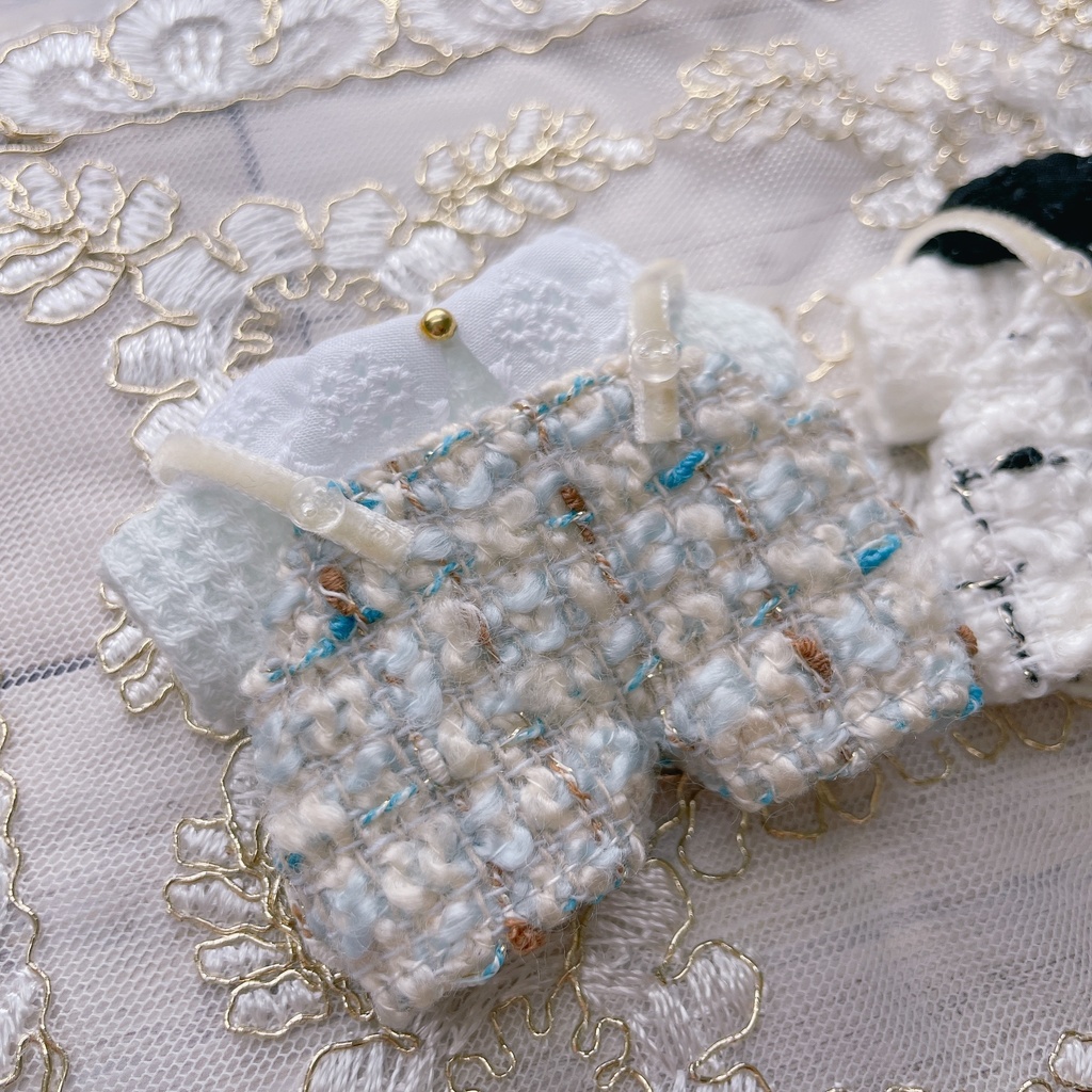 nui#64 tweed overall set