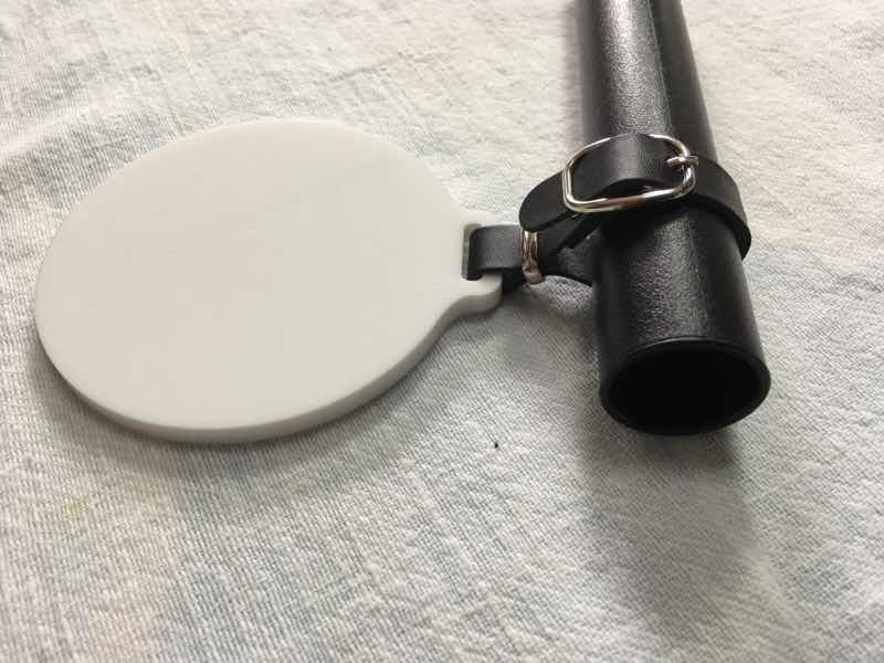 丸型ステッカー用ラゲージタグ80白