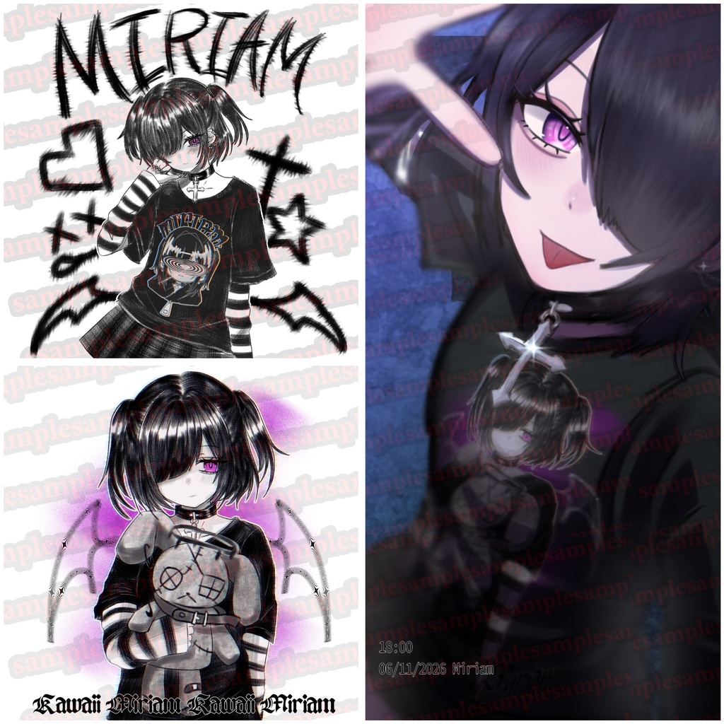 【VRChat】Miriam Tシャツ用 超kawaii❣️テクスチャパック
