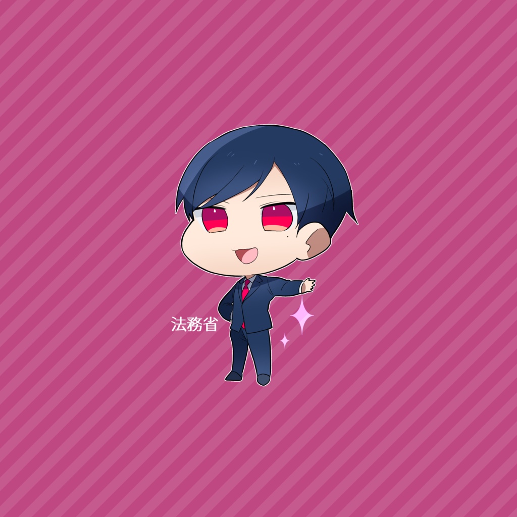 【丸型缶バッチ】霞が関フレンズ (第4回人気投票企画仕様)