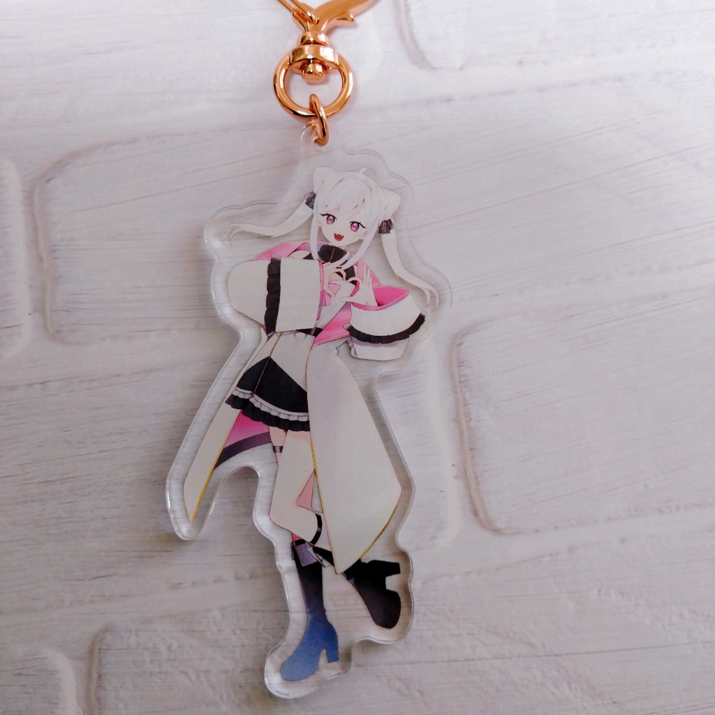 猫坂えのアクリルキーホルダー