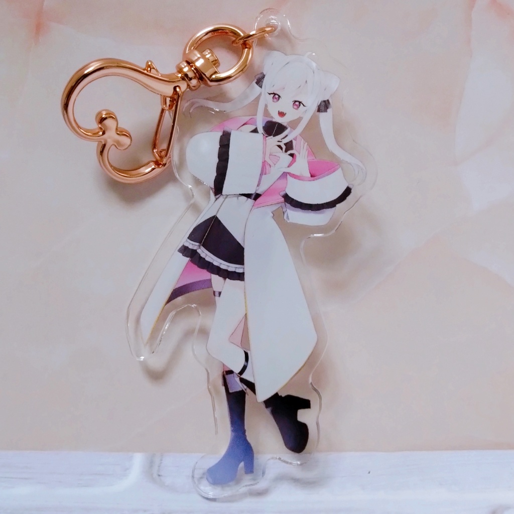 猫坂えのアクリルキーホルダー