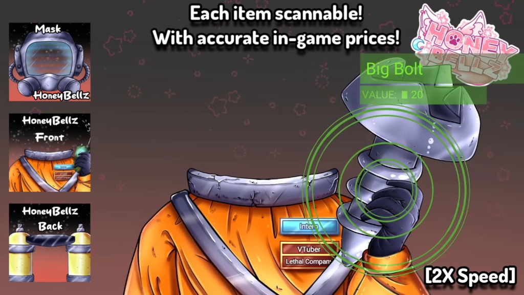 Lethal Company 2D Vtuber Asset