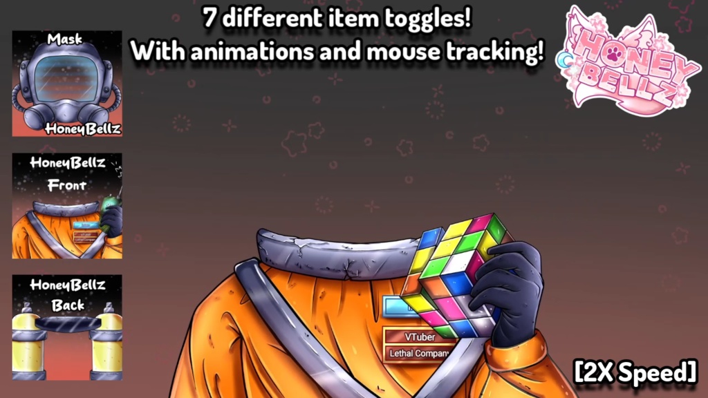 Lethal Company 2D Vtuber Asset