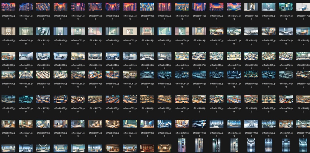 【素材集】オフィス【背景画像】16:9