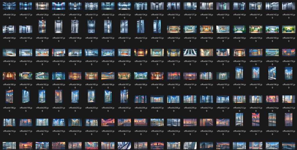 【素材集】オフィス【背景画像】16:9