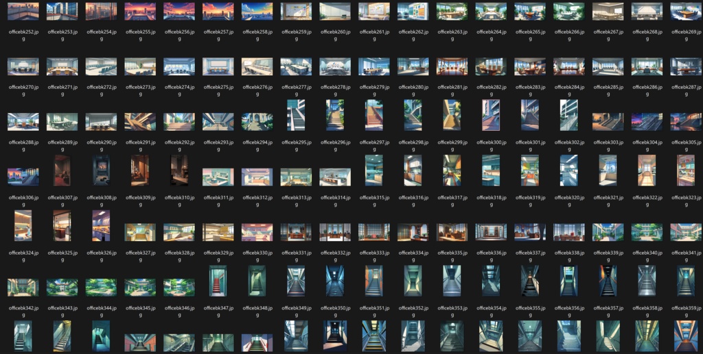 【素材集】オフィス【背景画像】16:9