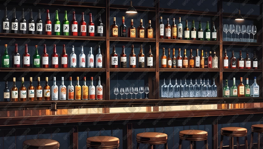 【素材集】バー居酒屋【背景画像】16:9
