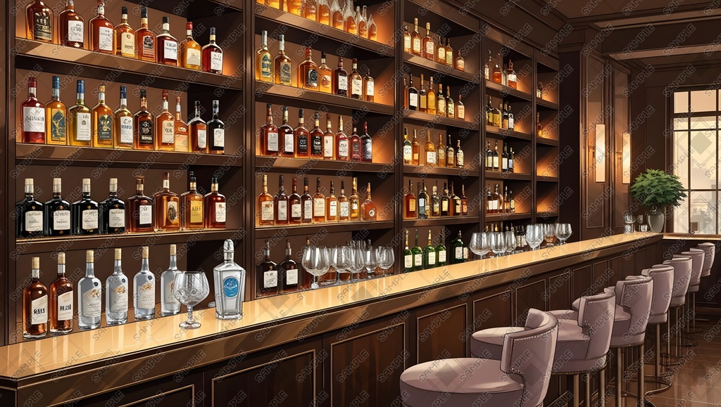 【素材集】バー居酒屋【背景画像】16:9