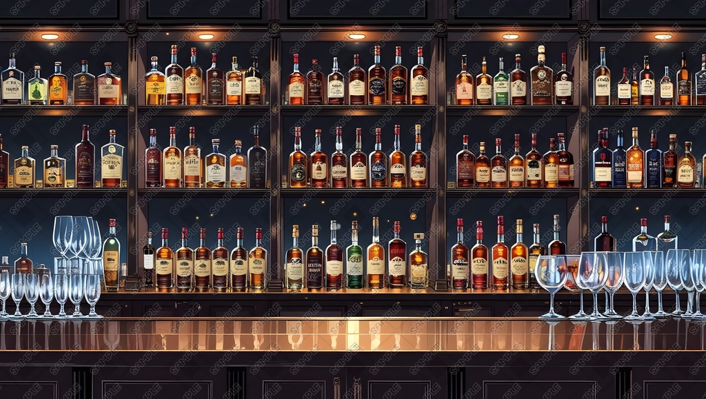 【素材集】バー居酒屋【背景画像】16:9