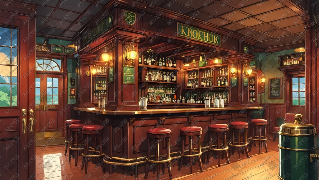 【素材集】バー居酒屋【背景画像】16:9