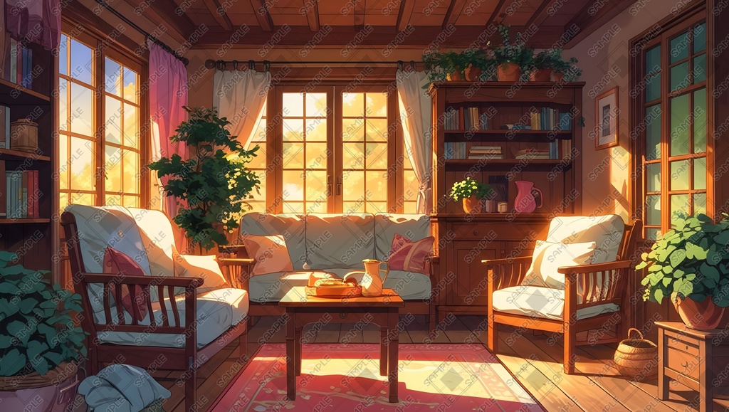 【素材集】家マンションの部屋【背景画像】16:9