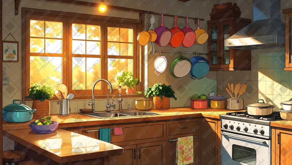 【素材集】家マンションの部屋【背景画像】16:9