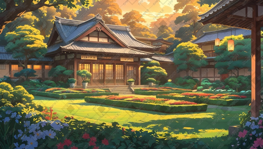 【素材集】日本家屋【背景画像】16:9