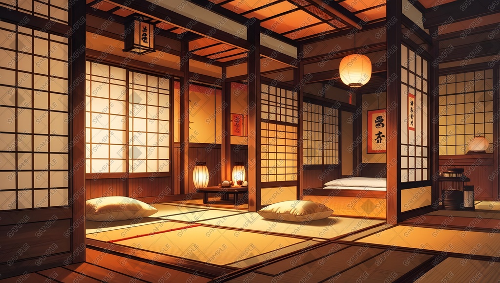 【素材集】日本家屋【背景画像】16:9