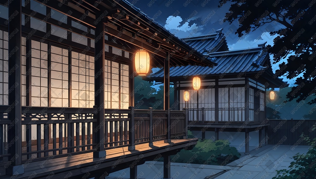 【素材集】日本家屋【背景画像】16:9