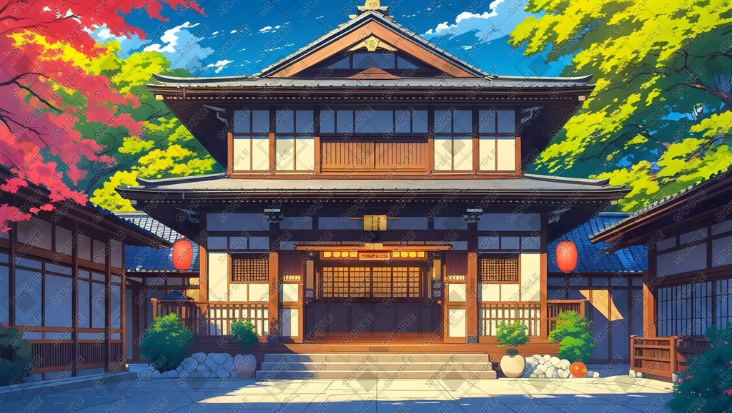 【素材集】日本家屋【背景画像】16:9