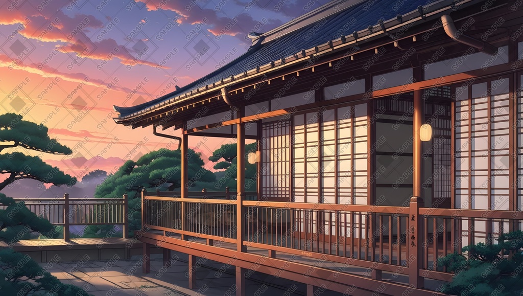 【素材集】日本家屋【背景画像】16:9