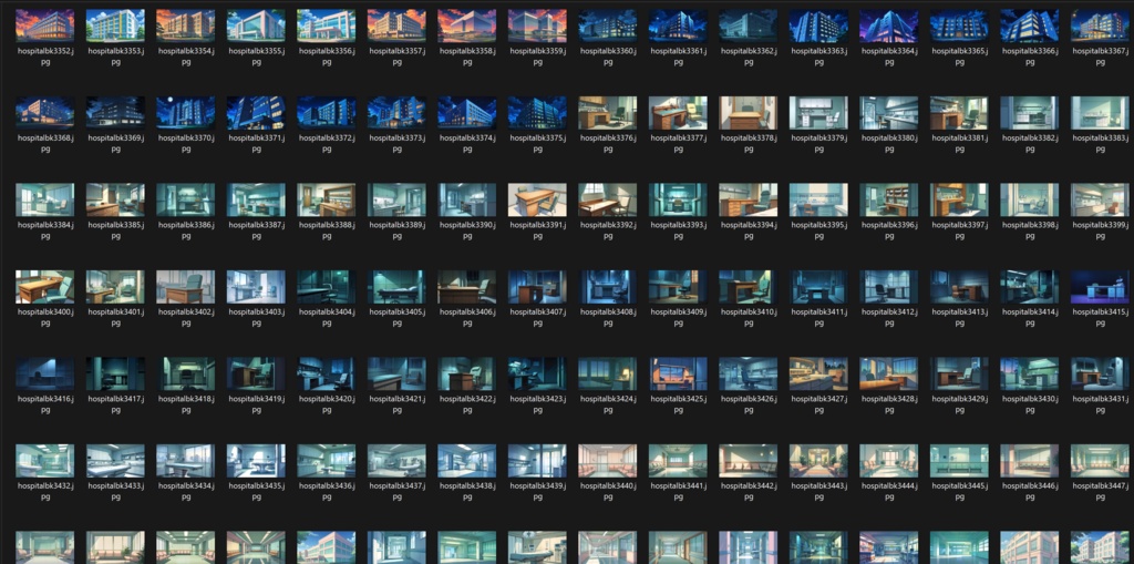 【素材集】病院【背景画像】16:9