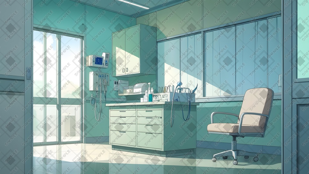 【素材集】病院【背景画像】16:9