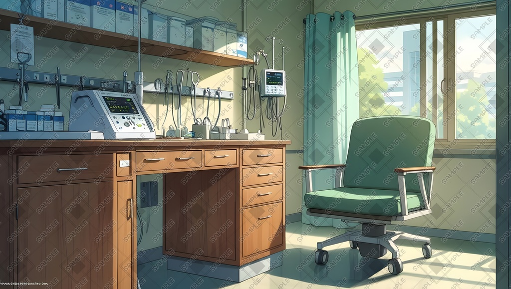 【素材集】病院【背景画像】16:9