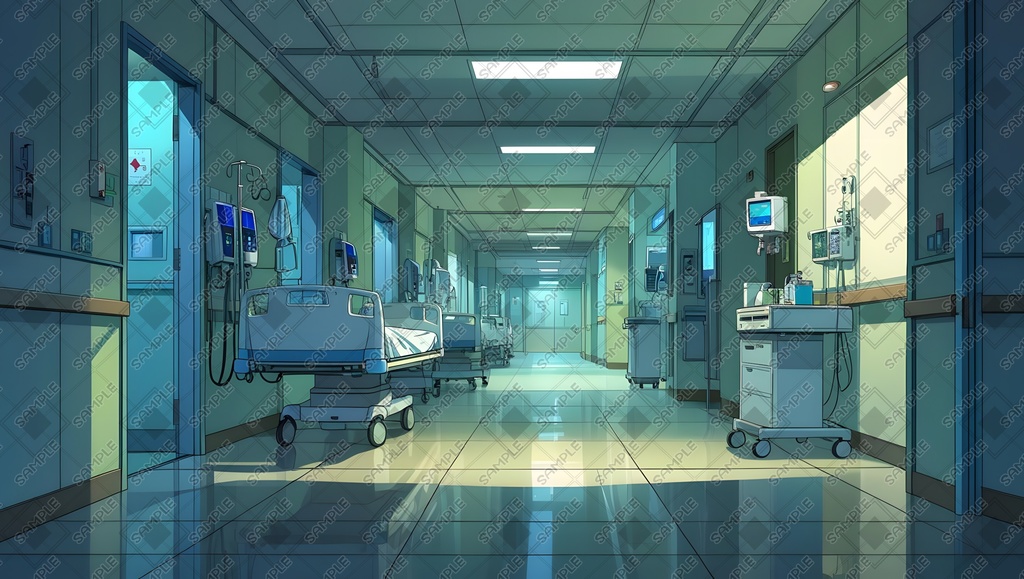 【素材集】病院【背景画像】16:9