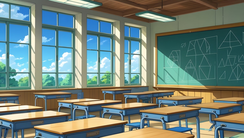 【無料フリー】学校【背景画像】16:9