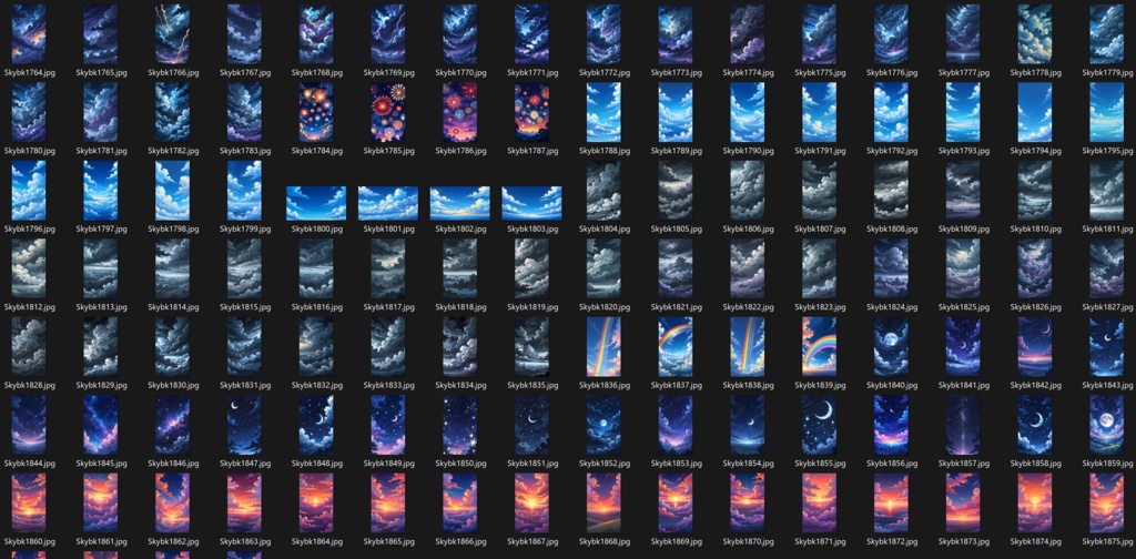 【フリー素材集】海と空【背景画像】16:9【無料】