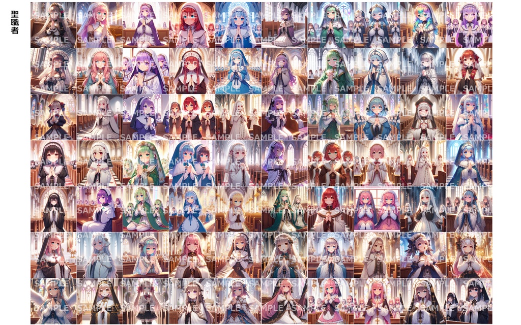 【一枚あたり30円!】萌え系美少女ファンタジーイラスト素材集