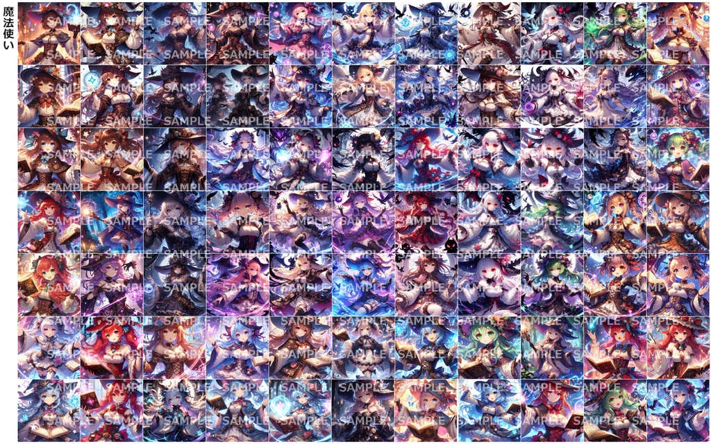 【一枚あたり30円!】萌え系美少女ファンタジーイラスト素材集