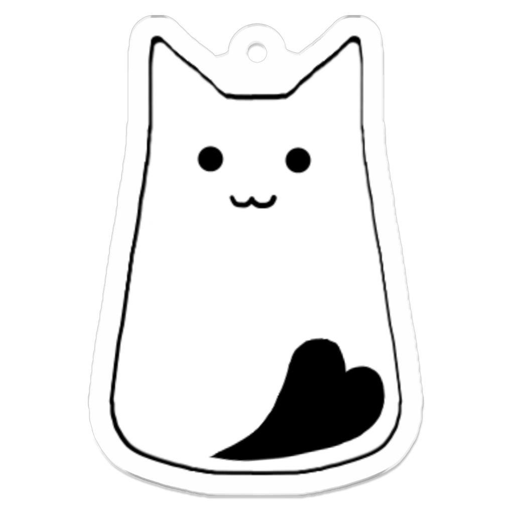 アクリルキーホルダー＊しろ