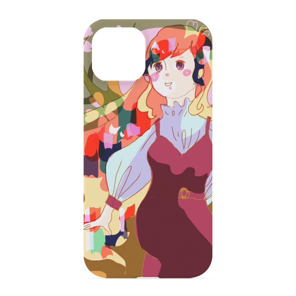 iPhone13 ケース　桜の妖精