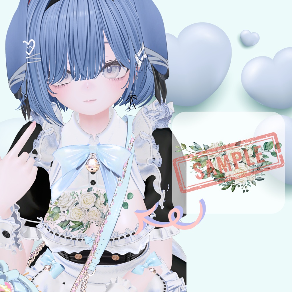 デザインタトゥー ブーケ