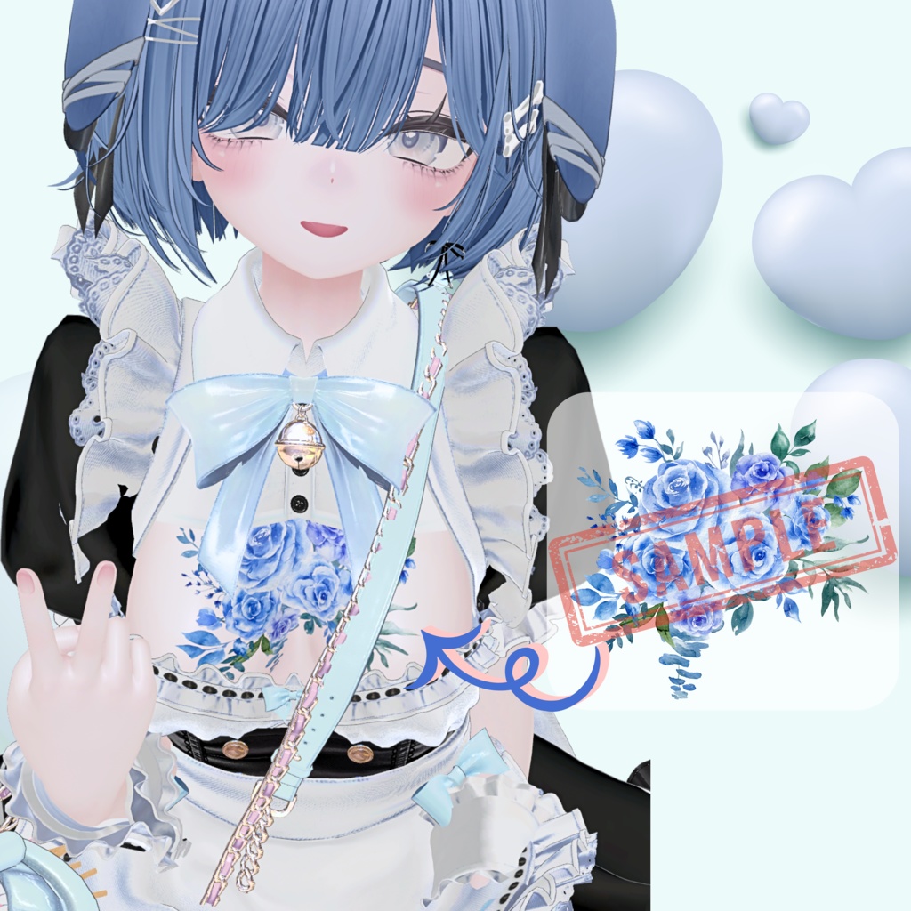 デザインタトゥー ブーケ