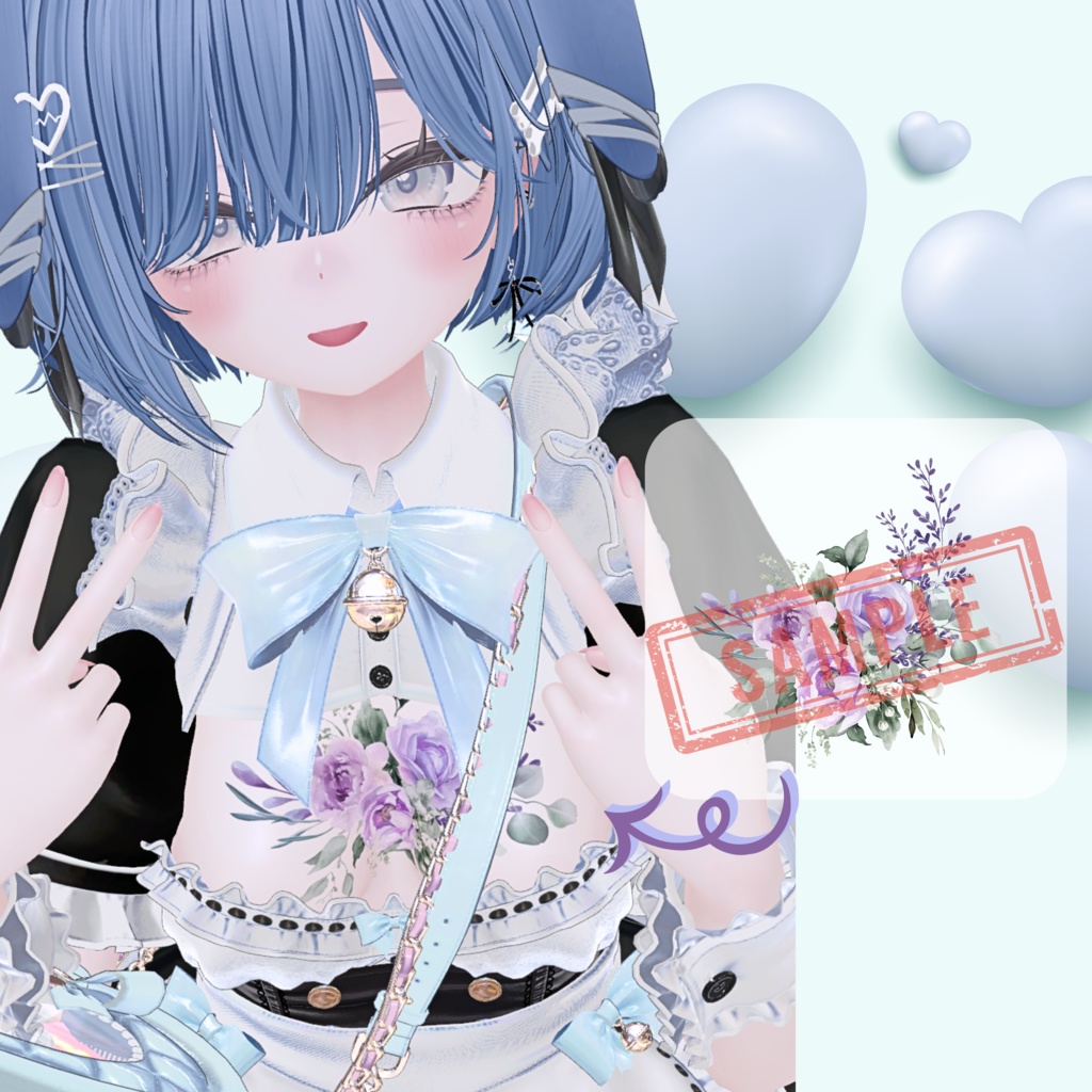 デザインタトゥー ブーケ