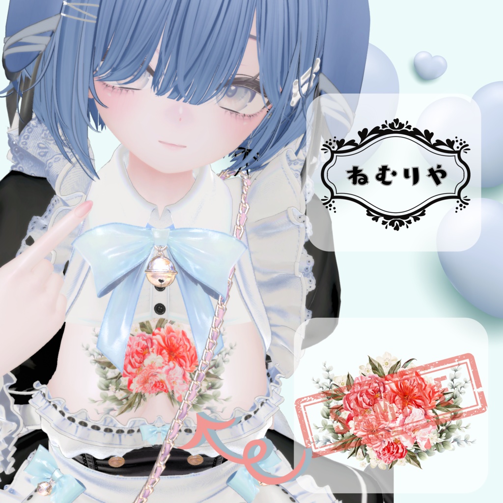 デザインタトゥー ブーケ