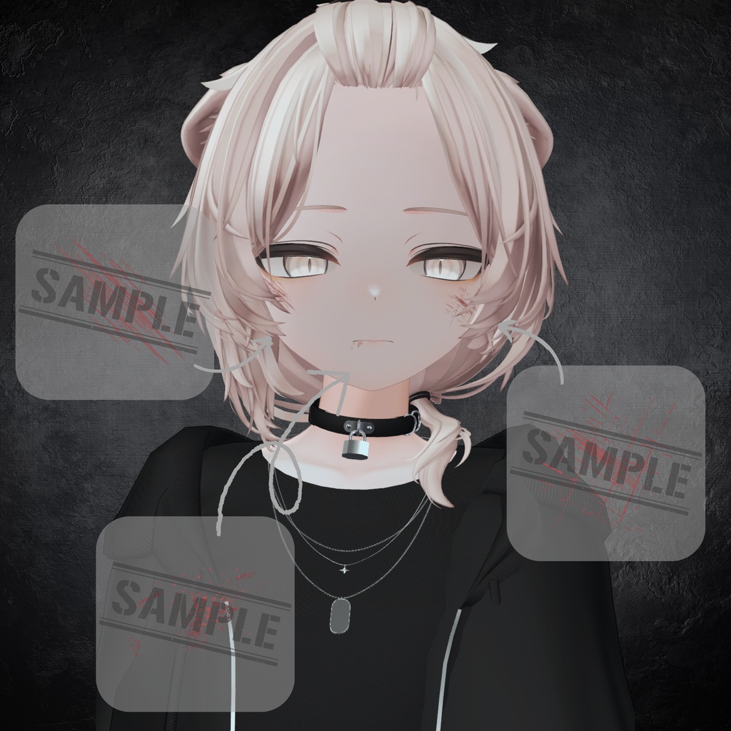 真央対応 傷跡テクスチャ