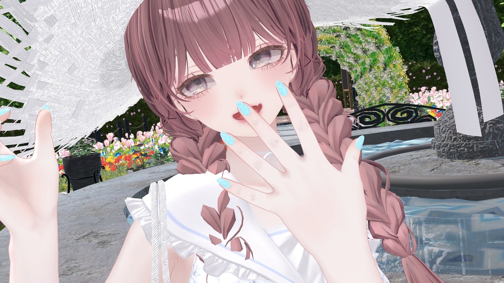 水面ネイル テクスチャ