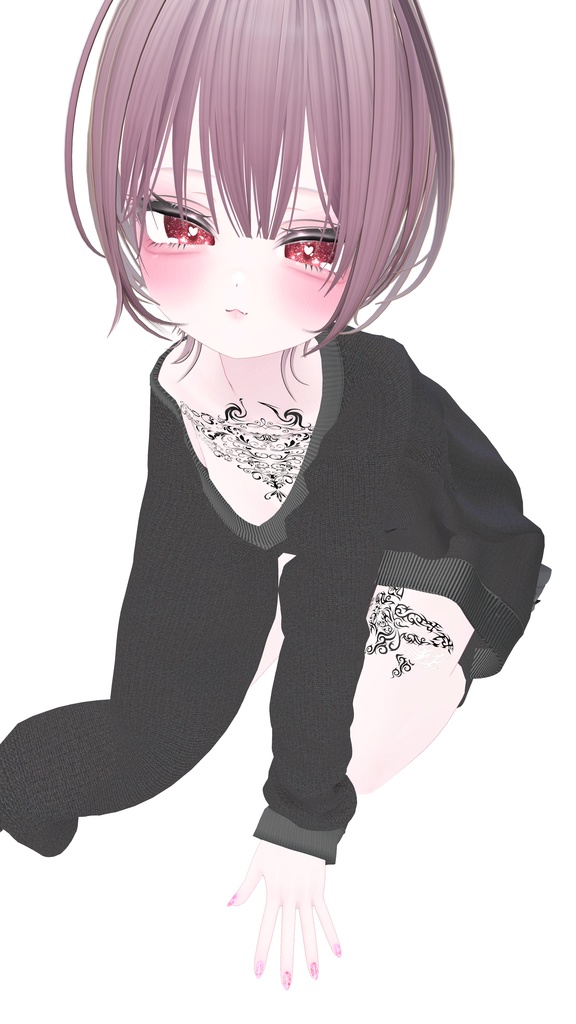 花柄ネイルテクスチャ