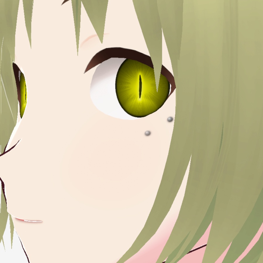 【VRoid】アンチアイブロウピアス【基本無料】