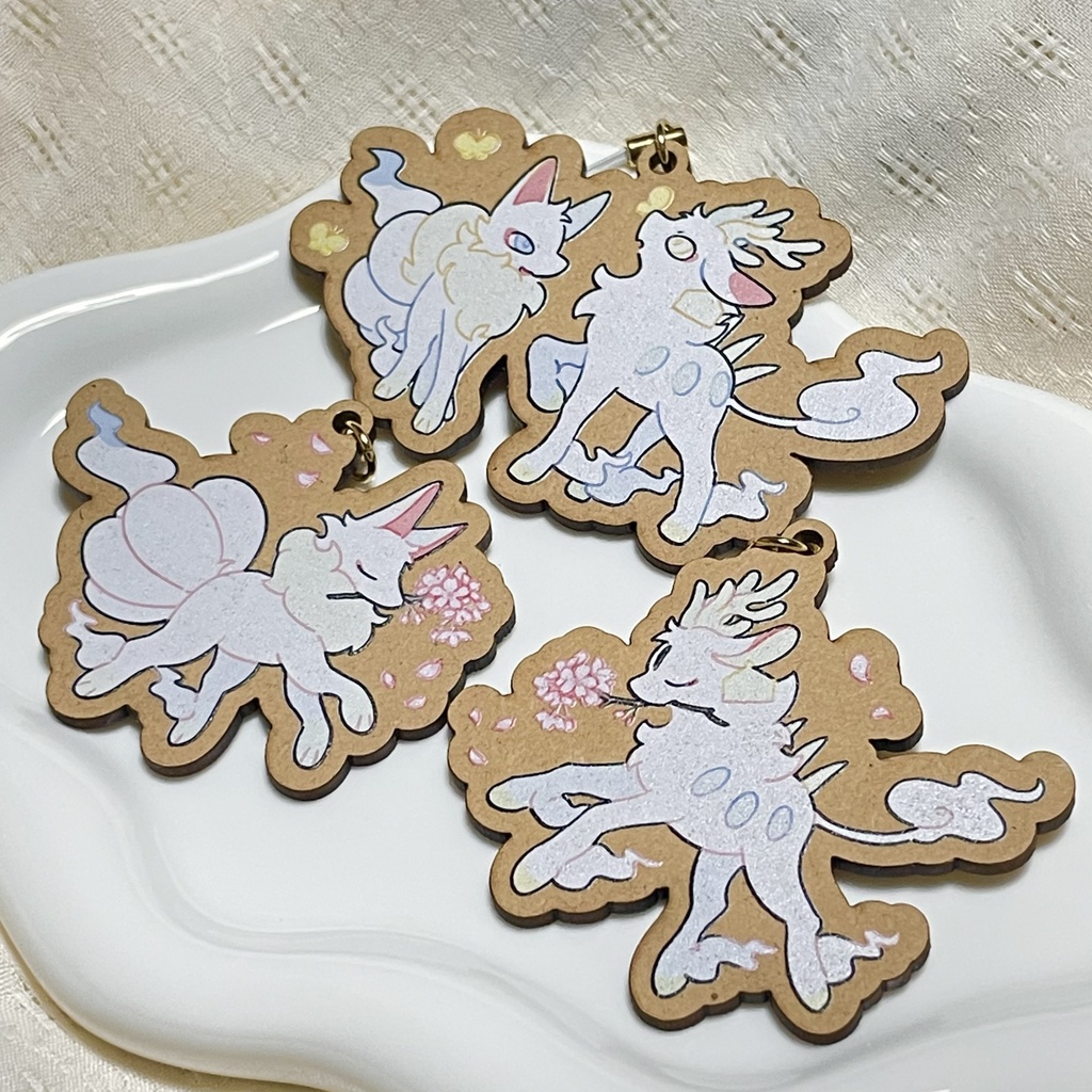 アクリルキーホルダー・木製キーホルダー