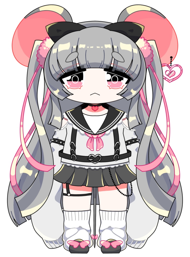 【汎用モデル】ねずみの女の子【VTS対応】