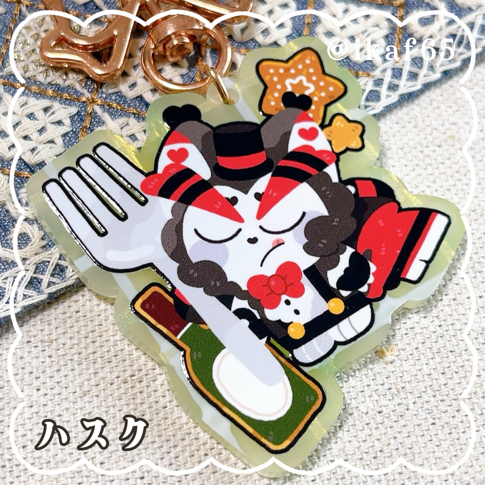 ハスクとエンジェルダストのyummy! yummy! アクキー