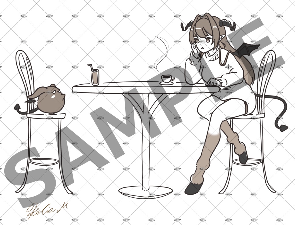 【活動2周年記念】描きおろしサコッシュ💼